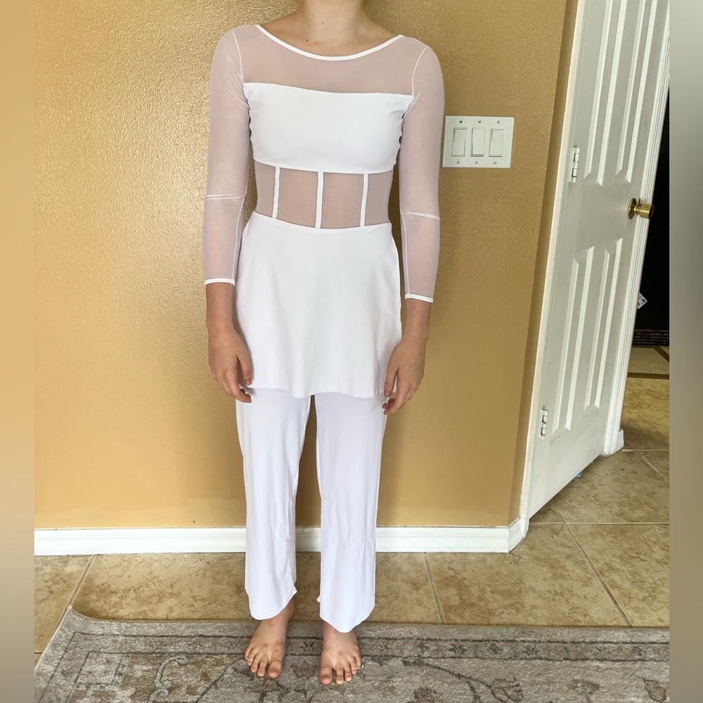 LA Dance Designs Custom White Costume